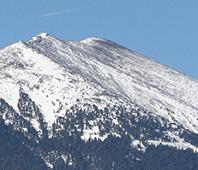 Snow covered mountains